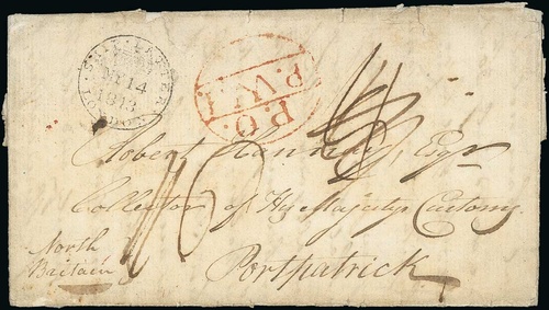 Penang FP 1 pre-1854 cover, Spink lot 4