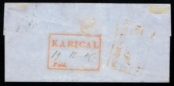 Karical HG 1 pre-1854 cover, eBay