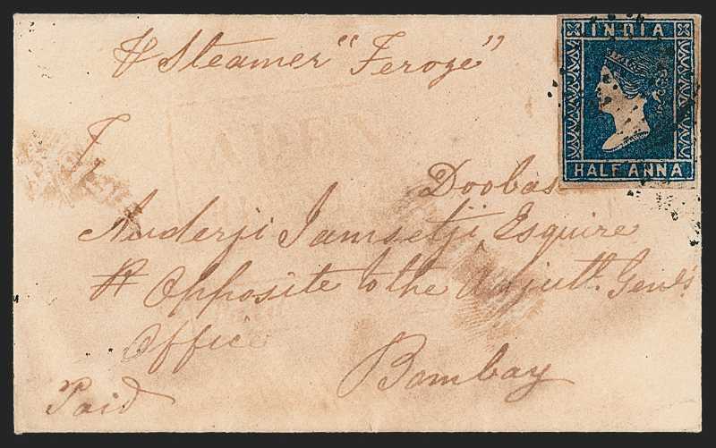 Aden FP 5 pre-1854 cover, Robert A. Siegel Auction Galleries lot 576