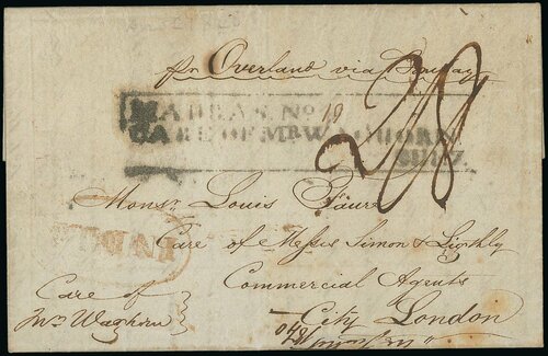 COV-1783 pre stamp cover