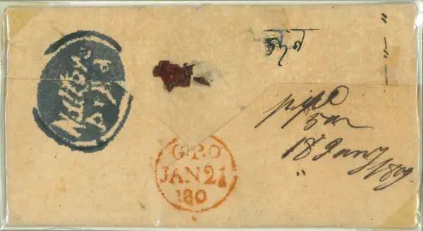 COV-1874 pre stamp cover