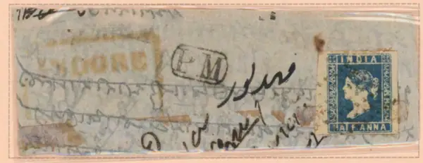 Pre-stamp cover of India — Indore HG 4, COV-4278