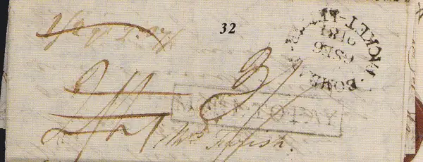Bombay SD2 pre-1854 cover, Spink lot 32
