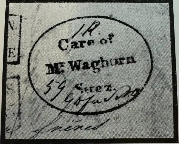 COV-1721 pre stamp cover
