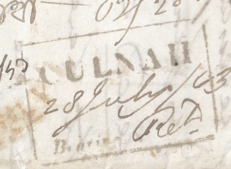 HG 1 handstamp from Culnah