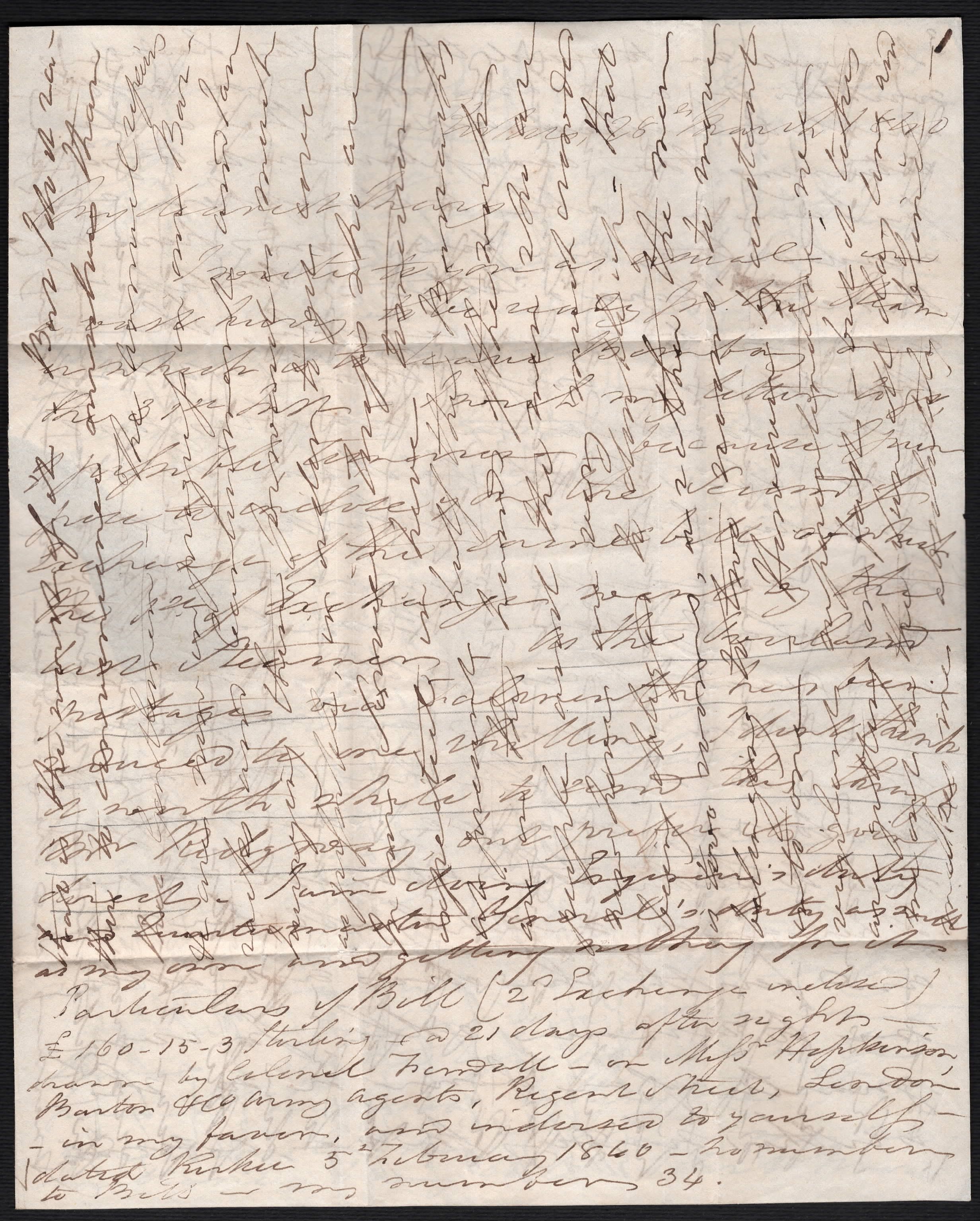 Kirkee HG 3 pre stamp cover — scan 3 (COV-3861)