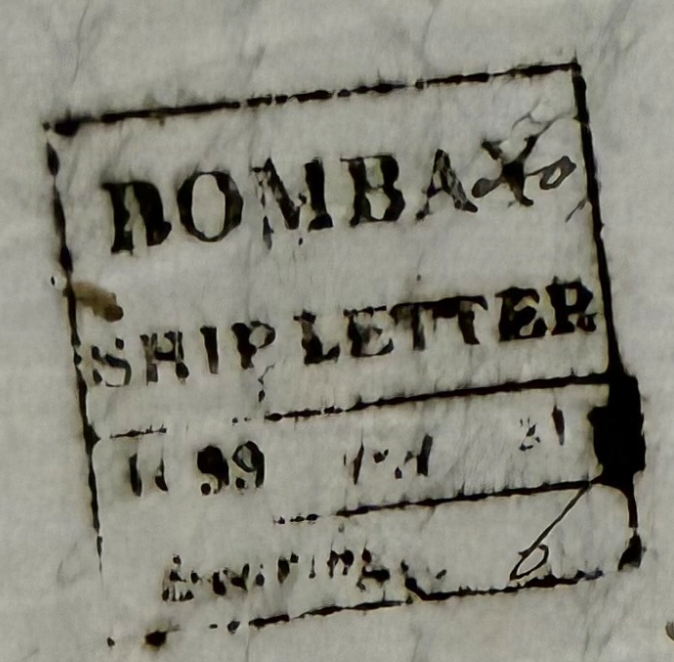 Bombay SR3 handstamp