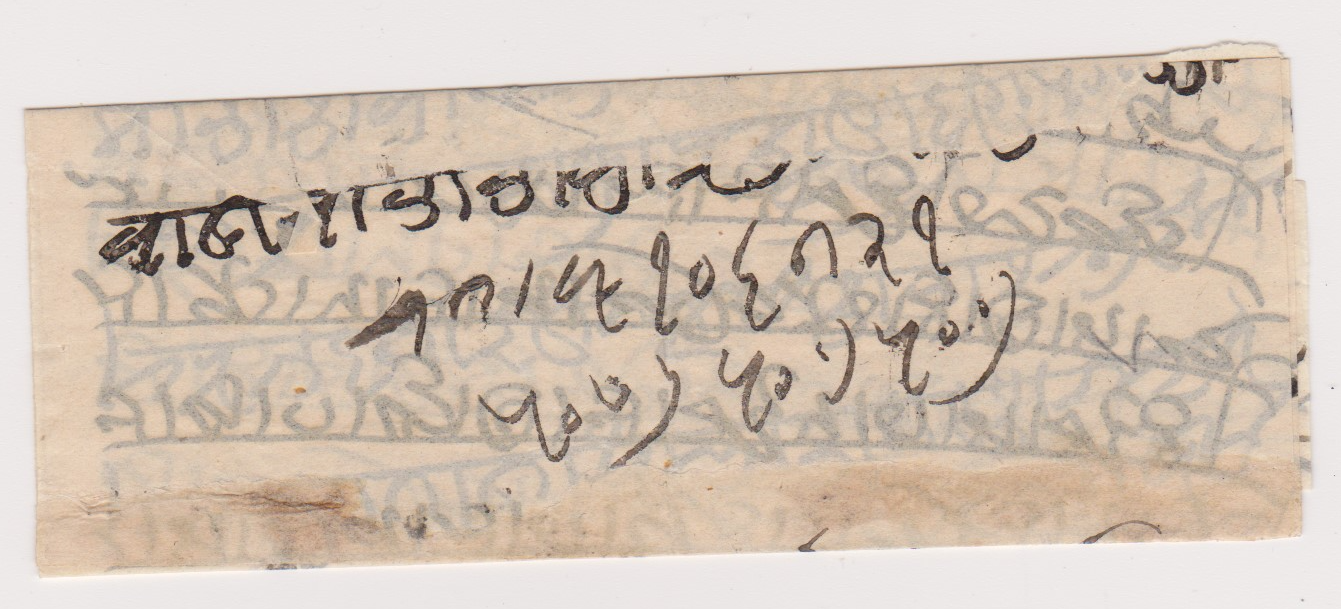 Bhopal HG 2 pre stamp cover — back (COV-4006)