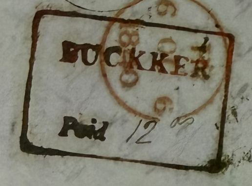 HG 1 handstamp from Buckker