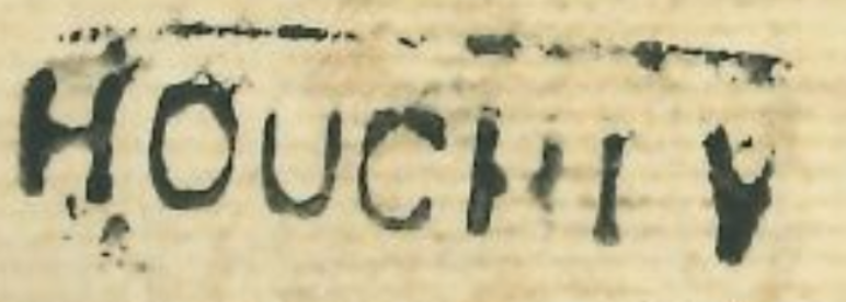 HG 1 handstamp from Houghly