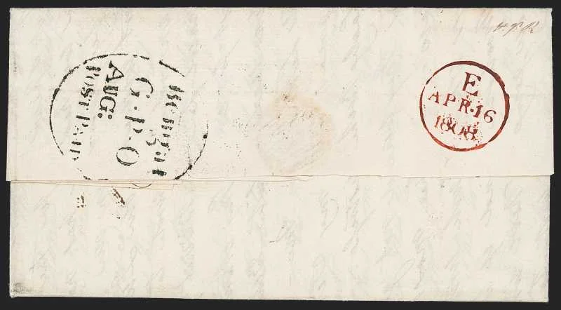 Calcutta SD2 pre stamp cover — extra (COV-215)