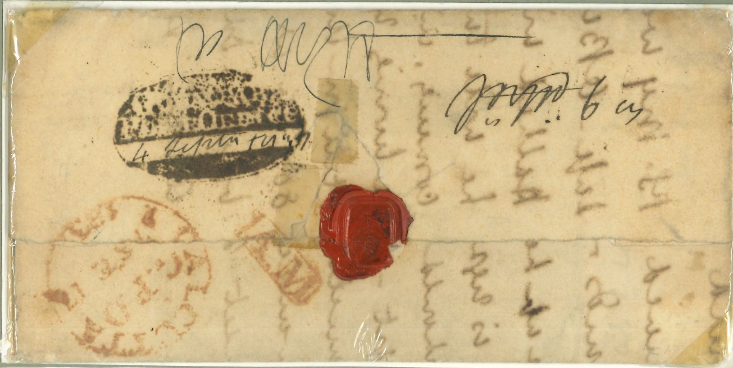 4 September 1837 Gowalpara HG 1 pre-stamp cover — COV-2563