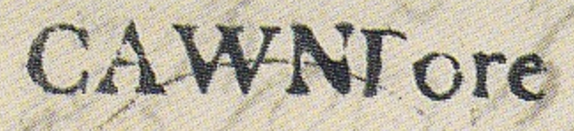 HG 1 handstamp from Cawnpore