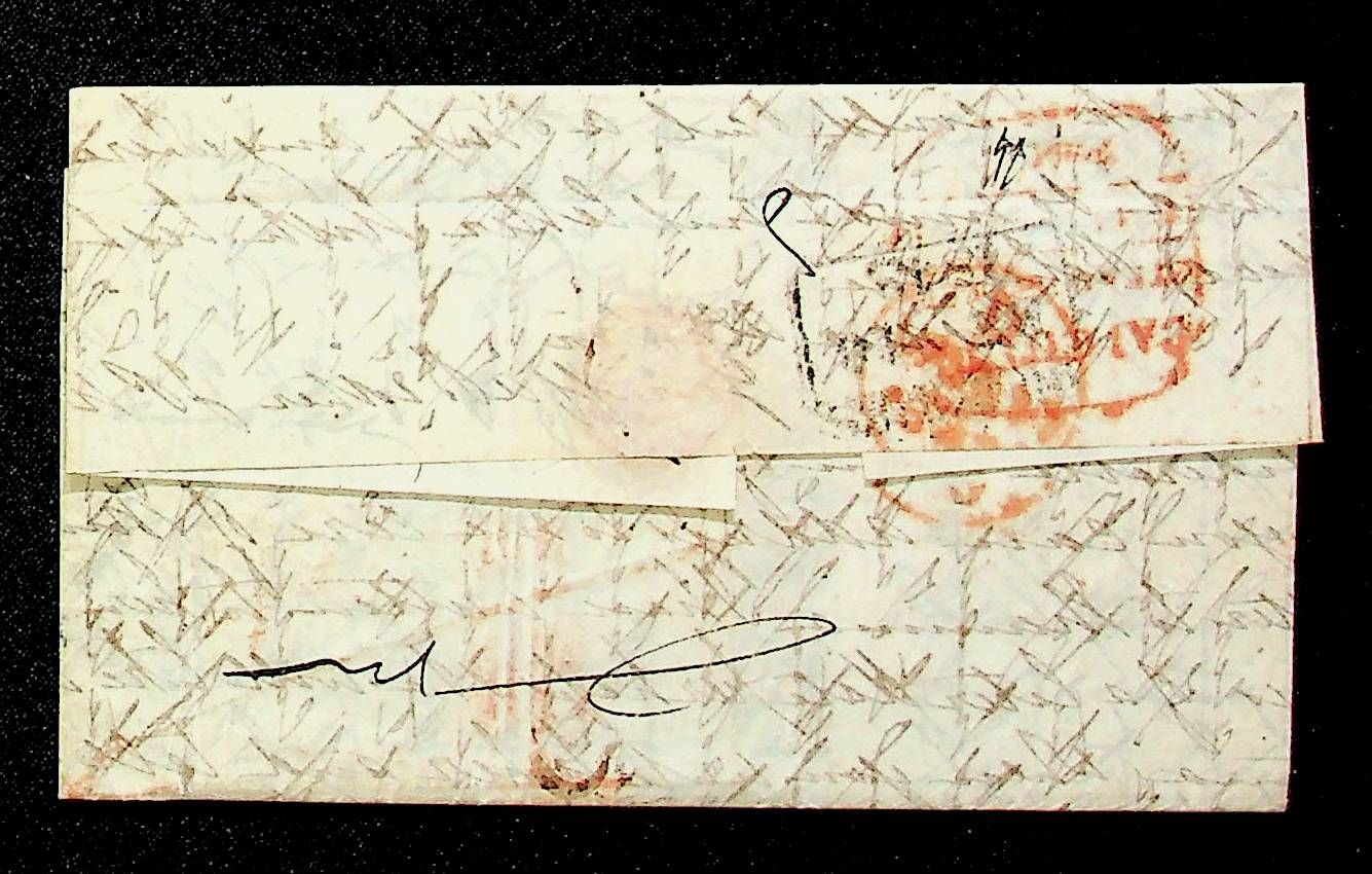 Calcutta SD16 pre stamp cover — scan 2 (COV-3921)
