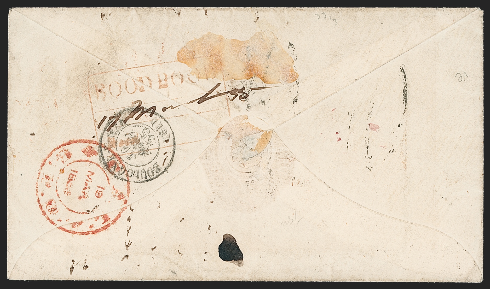 Bood Bood HG 1 pre stamp cover — COV-2786