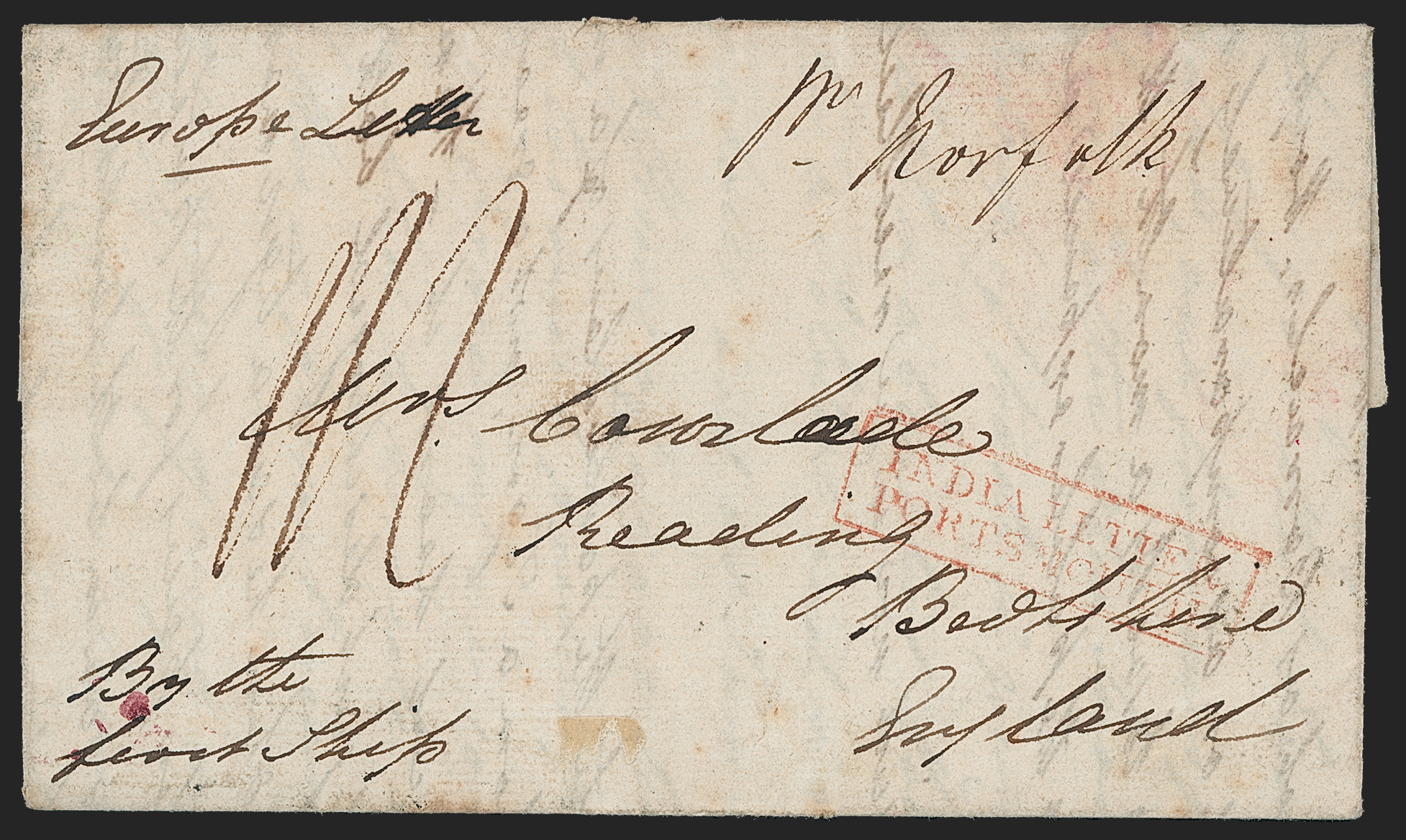 Pre-stamp cover of India — Futtyghur HG 1, scan 2 (COV-5291)