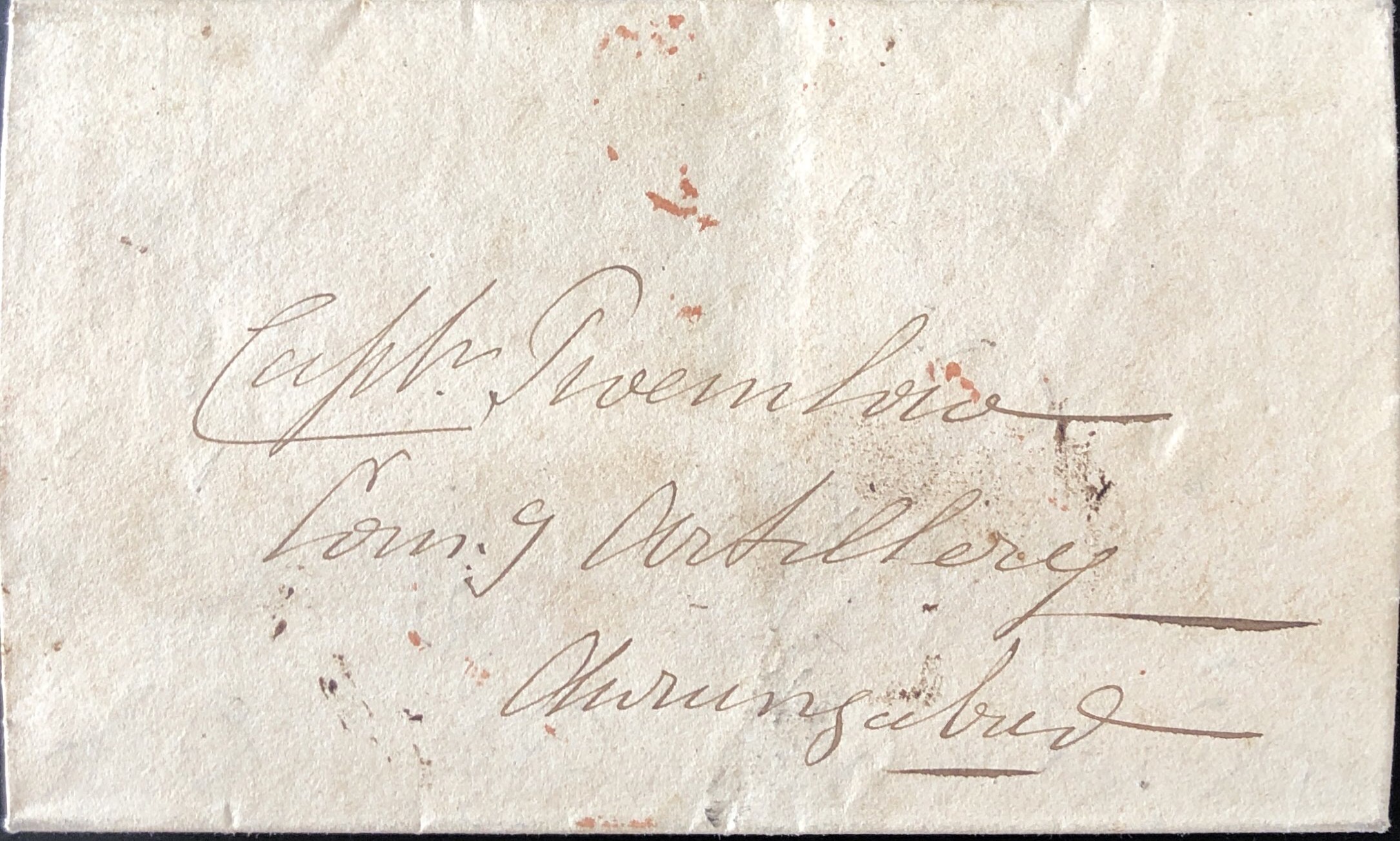 DumDum HG 2 pre stamp cover — back (COV-4265)