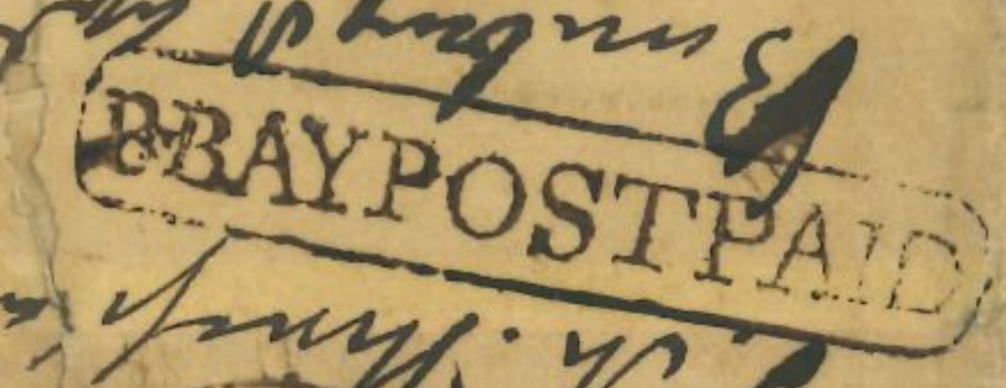 Bombay HG 4 handstamp
