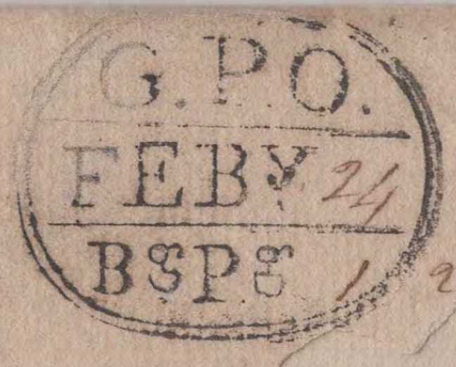 HG 11 handstamp from Calcutta