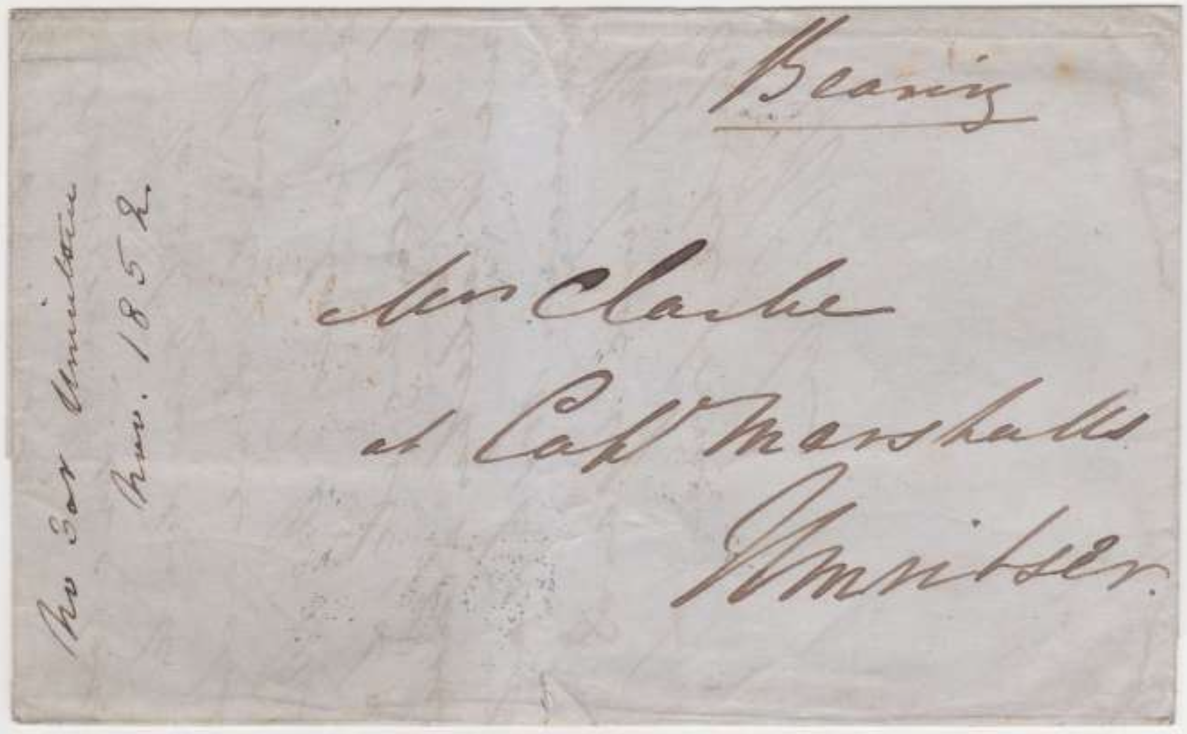 Gujranwala HG 1 pre stamp cover — back (COV-2886)