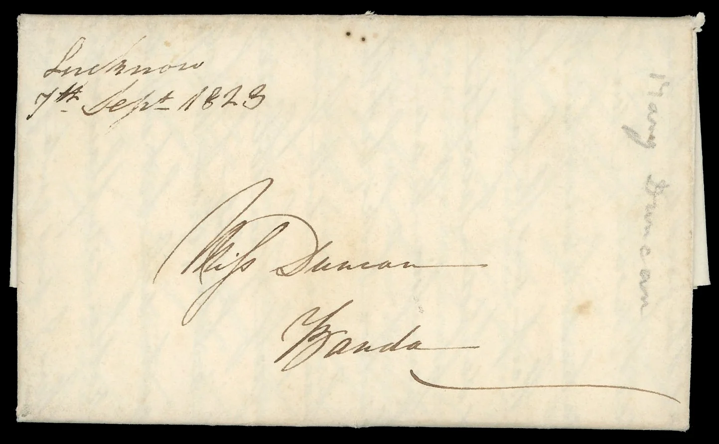 Lucknow HG 1 pre stamp cover — scan 2 (COV-1285)