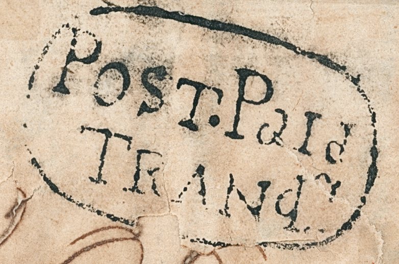 HG 1 handstamp from Tranquebar