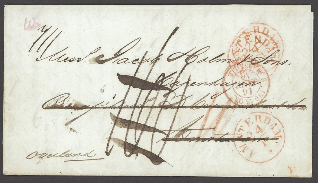 Pre-stamp cover of India — Singapore FP 5, scan 2 (COV-5515)
