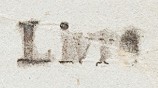 FP 3 handstamp from Bicholim