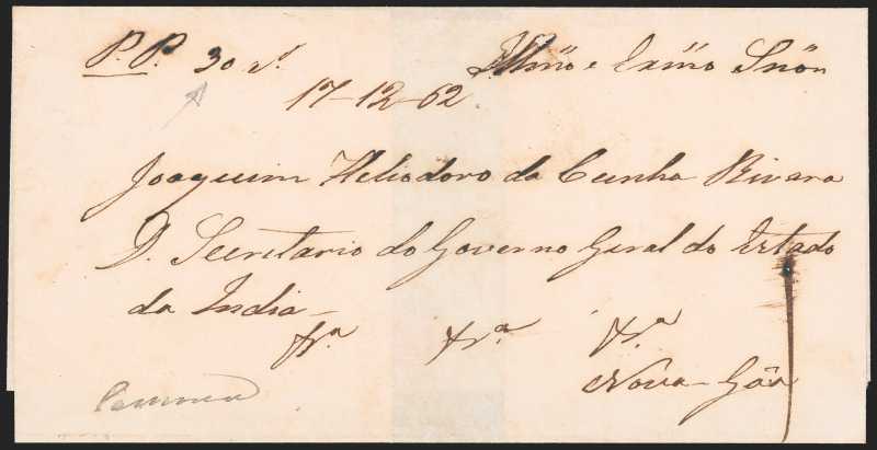 Pre-stamp cover of India — Goa FP 3, scan 2 (COV-3183)