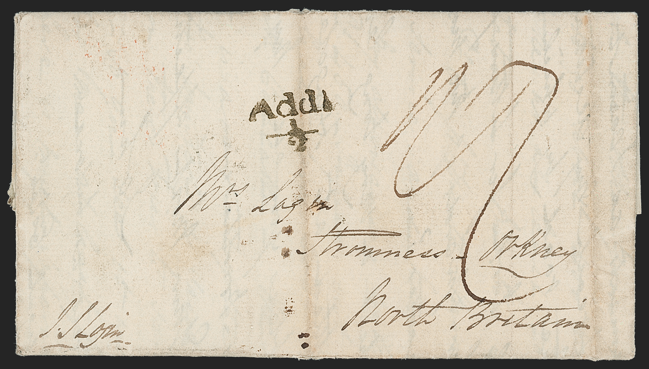 Pre-stamp cover of India — Hyderabad HG 4, scan 2 (COV-5357)