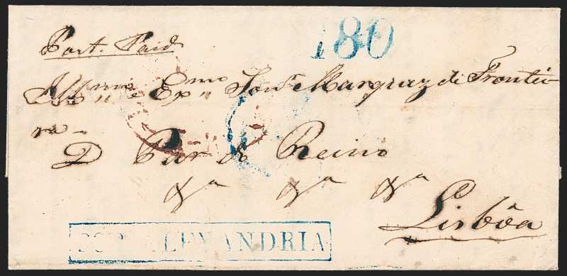 Goa FP 4 pre stamp cover — scan 2 (COV-3180)