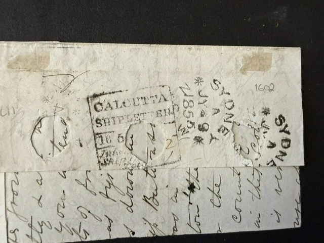 1855 Calcutta SR49 pre stamp cover — COV-4623
