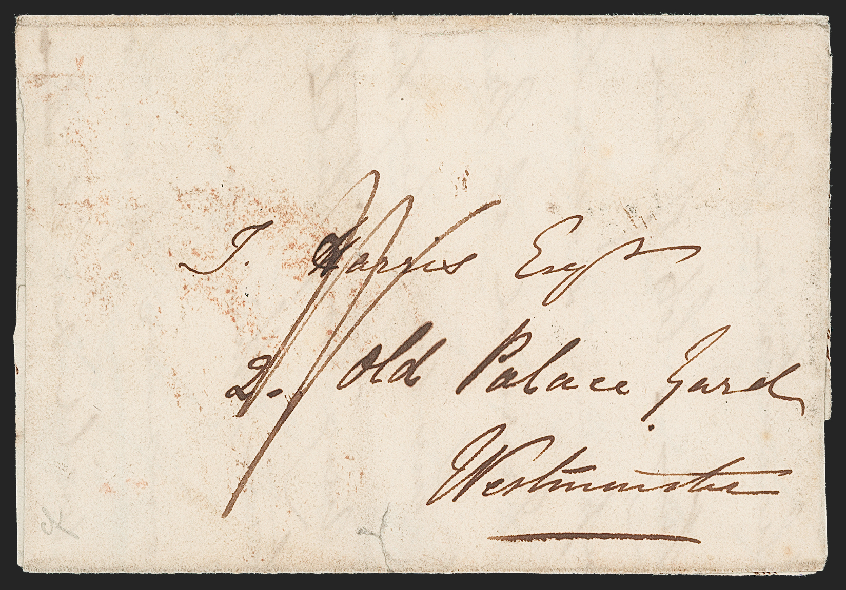 Pre-stamp cover of India — Vizianagarum HG 2, scan 2 (COV-5316)