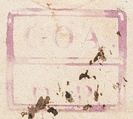 FP 7 handstamp from Goa