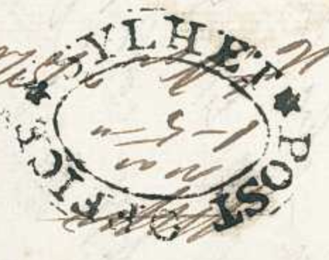 HG 1 handstamp from Sylhet