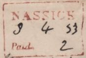 HG 1 handstamp from Nassick