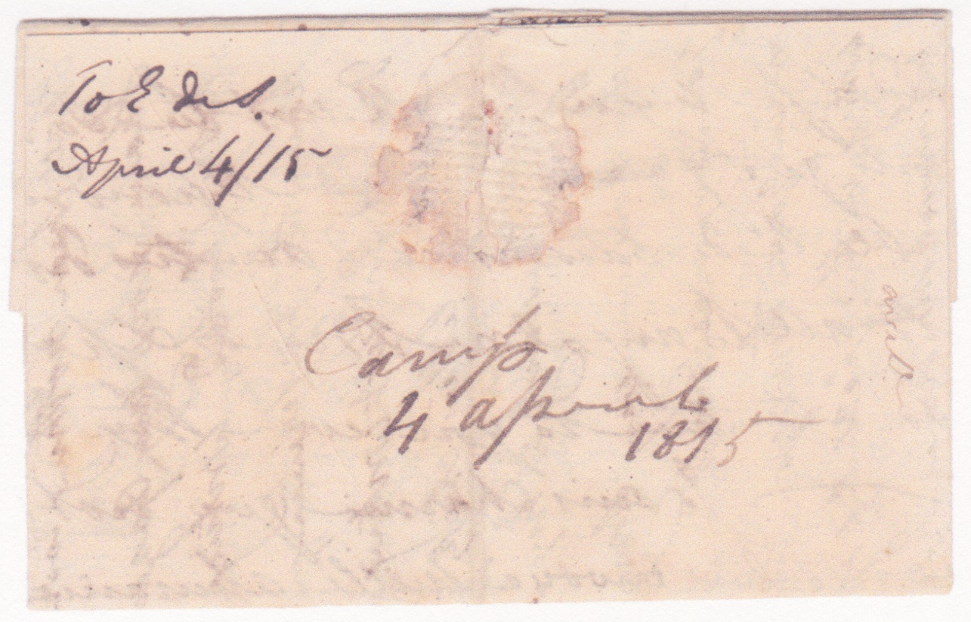 Camp HG 2 pre stamp cover — scan 2 (COV-874)