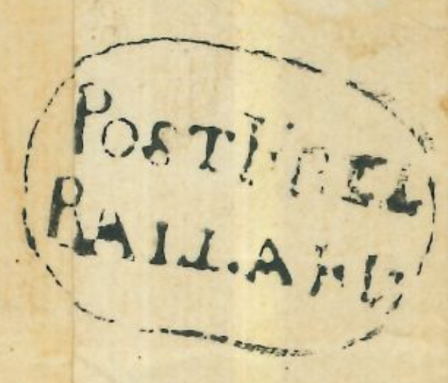 HG 2 handstamp from Bellary