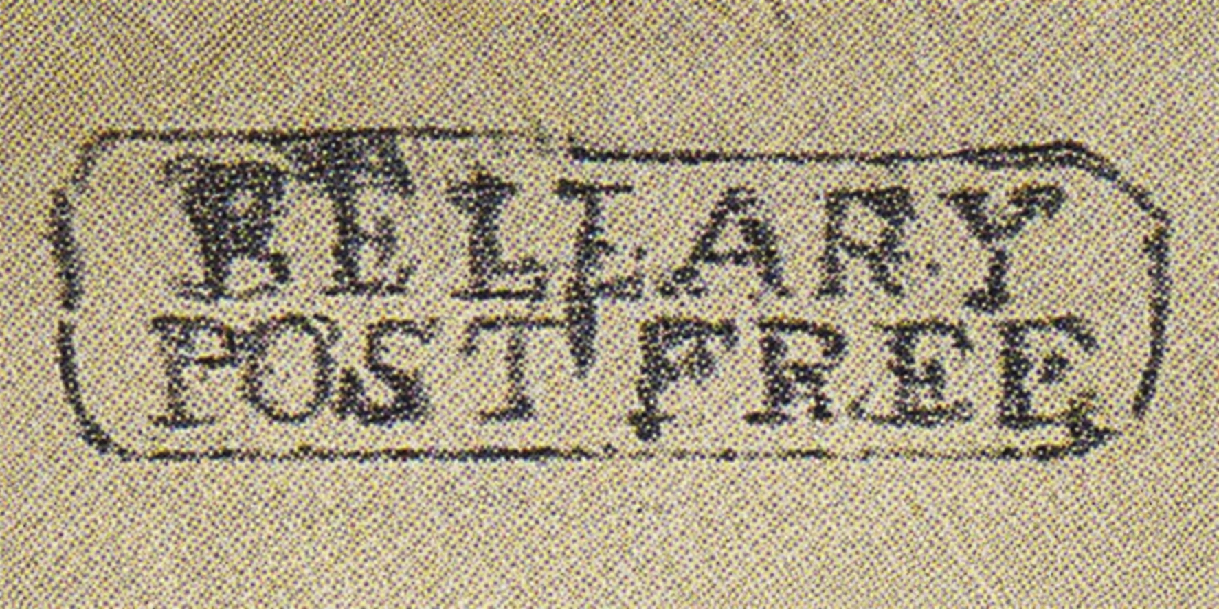 HG 3 handstamp from Bellary