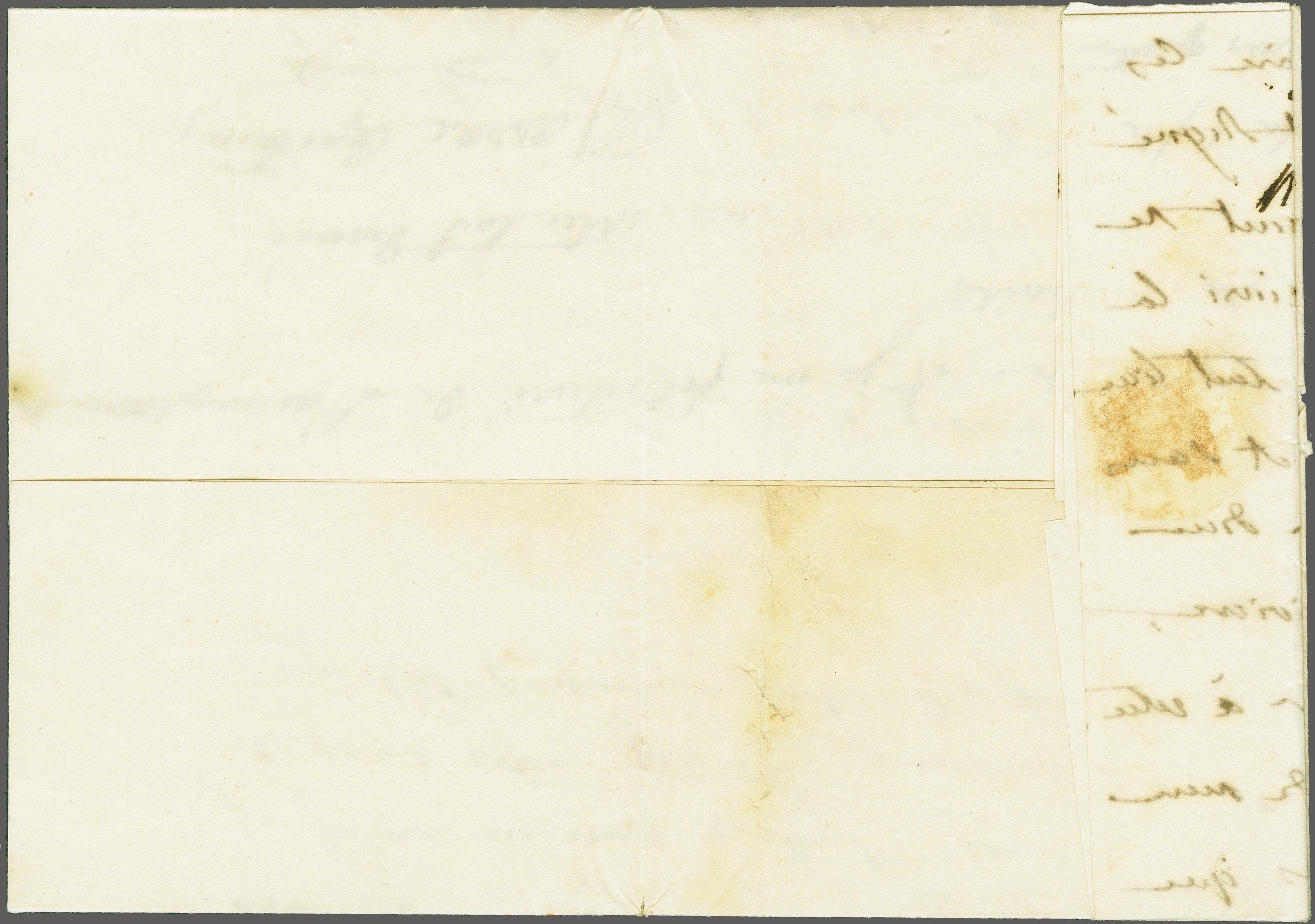 Kedgeree HG 2 pre stamp cover — back (COV-609)