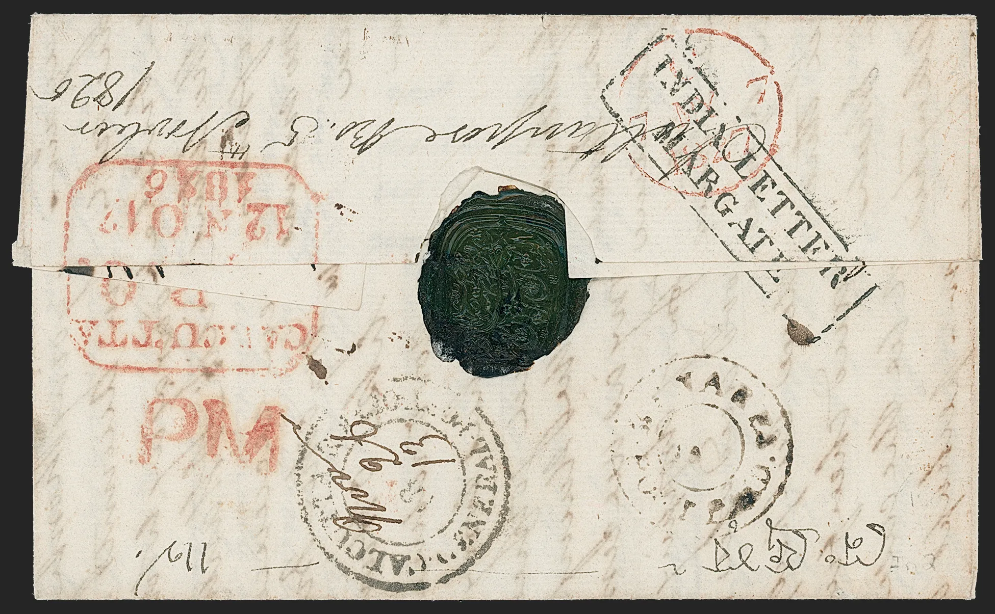 5 November 1826 Benares HG 3 pre stamp cover — COV-10