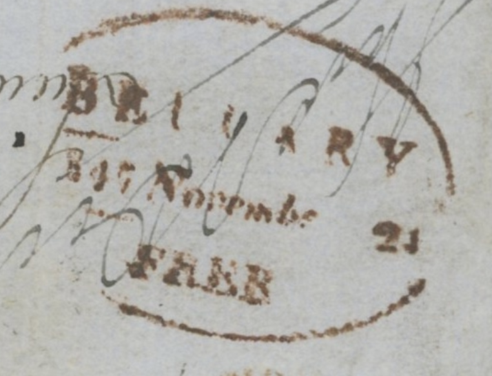 HG 11 handstamp from Bellary