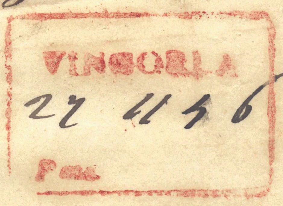 FP 4 handstamp from Vingoria