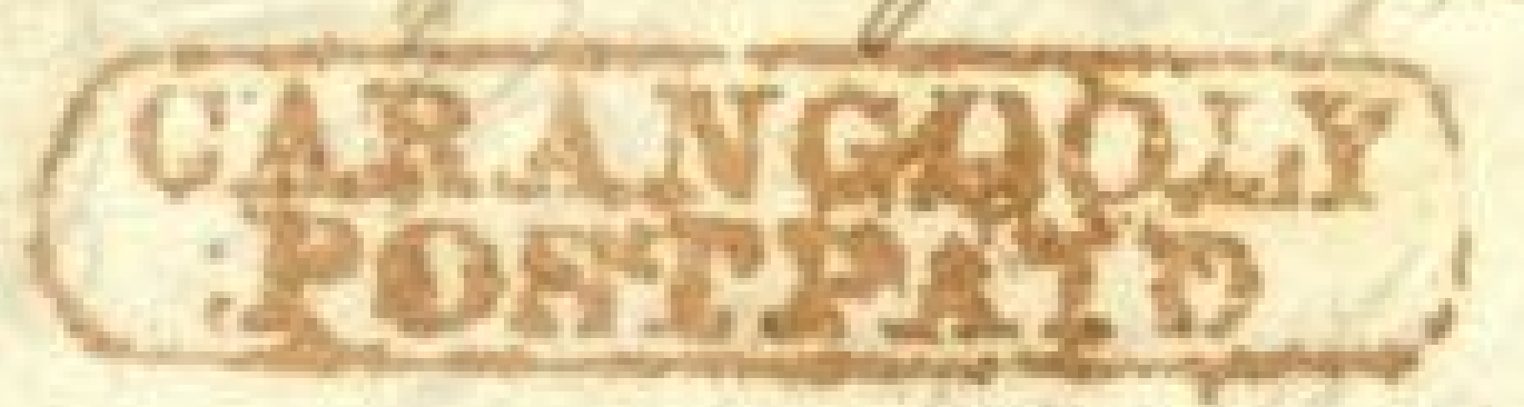 HG 1 handstamp from Carangooly