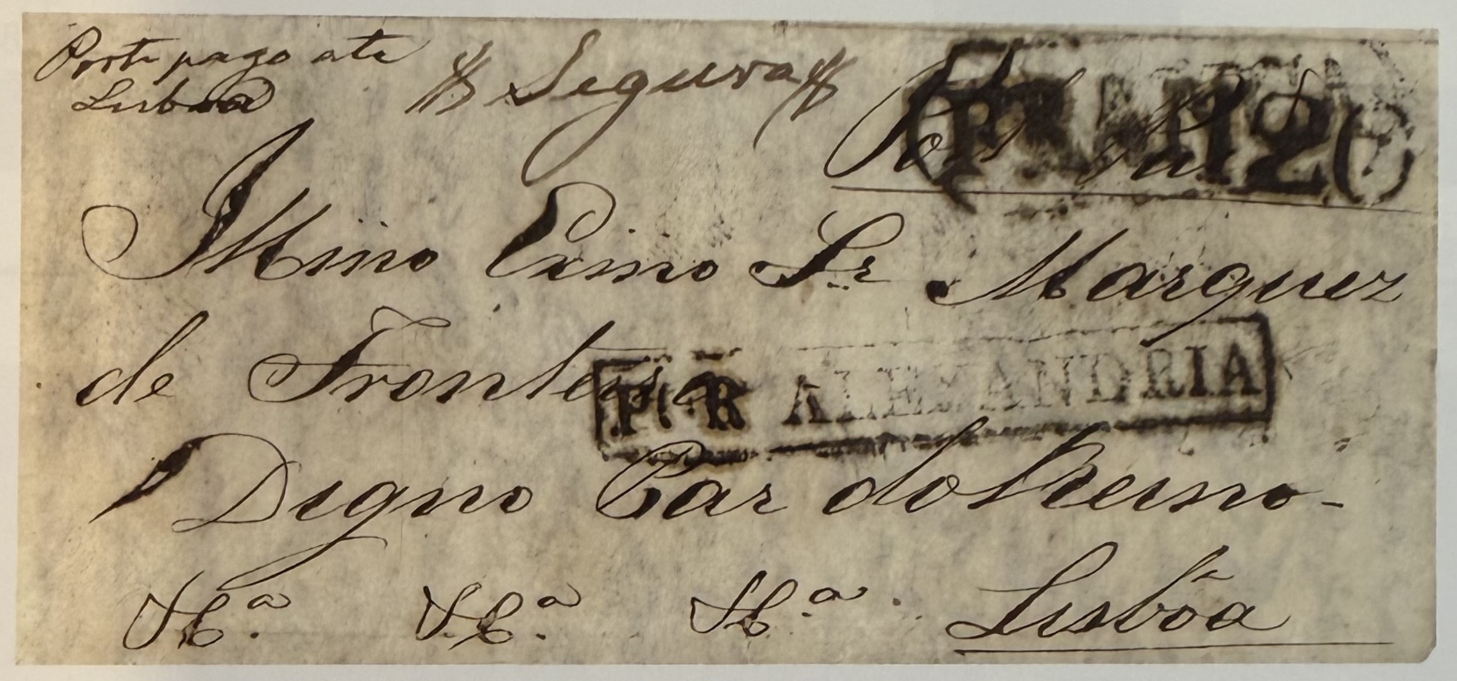 Pre-stamp cover of India — Goa FP 9, front (COV-3194)