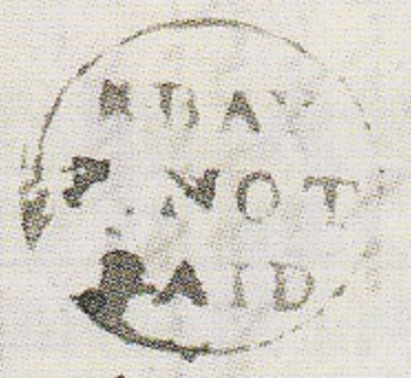 HG 3 handstamp from Bombay
