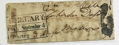 4 September 1842 Bellary HG 10 pre stamp cover — COV-4491