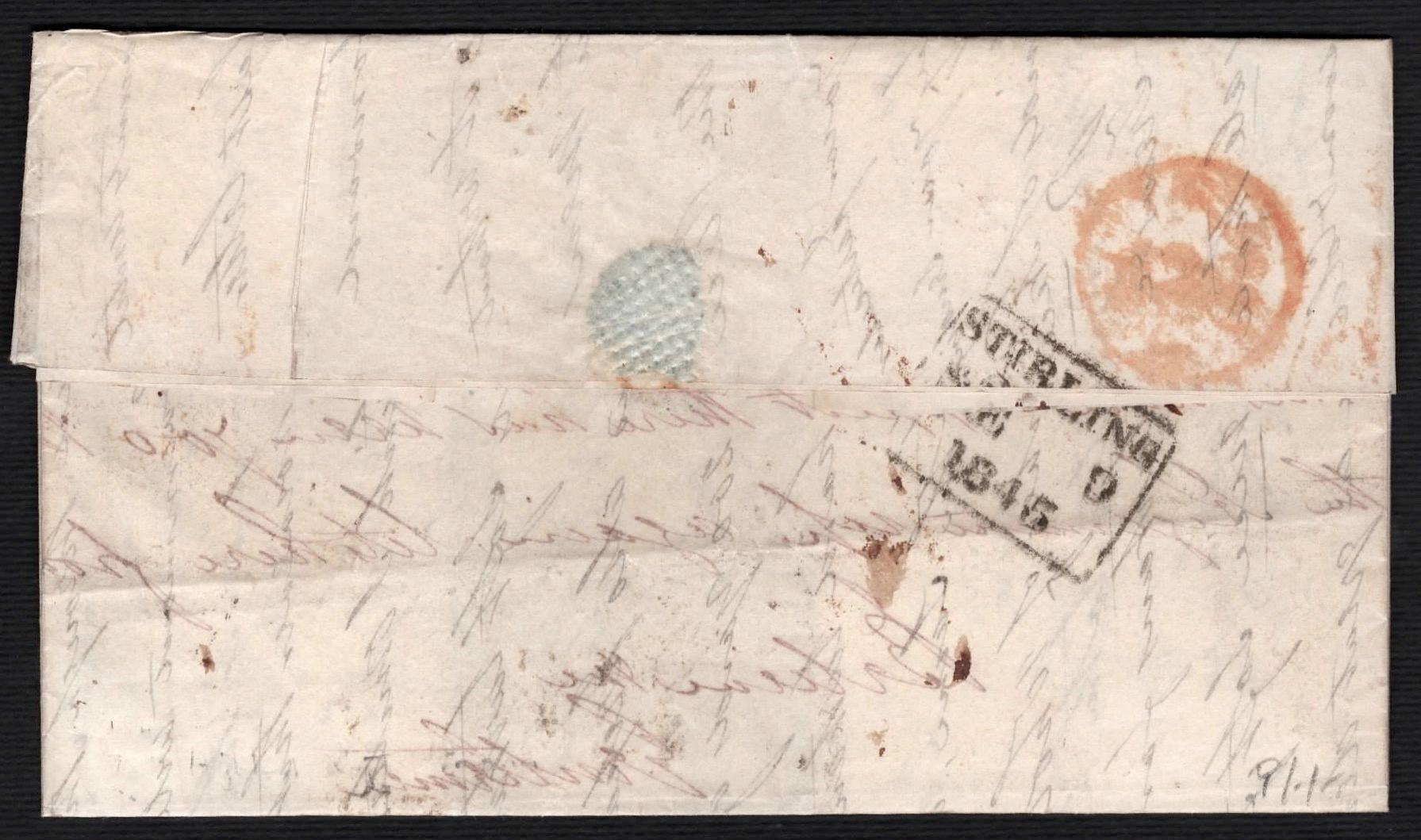 Poona HG 13 pre stamp cover — scan 2 (COV-3857)