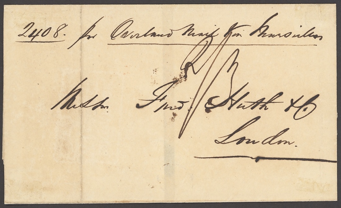 Pre-stamp cover of India — Singapore FP 4, scan 2 (COV-5561)