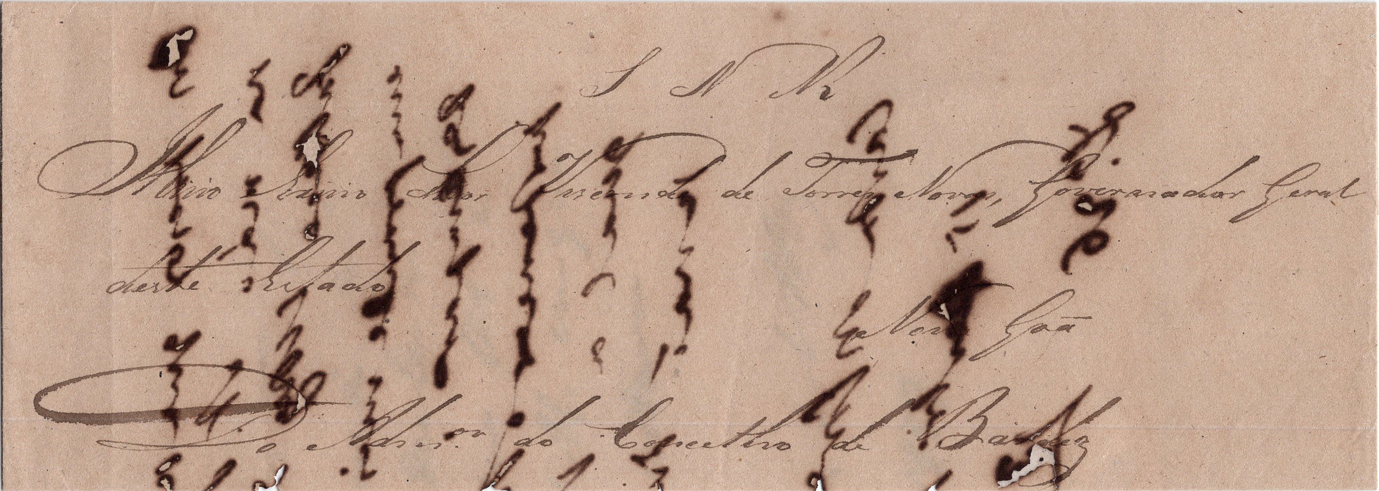 Mapuca FP 1 pre stamp cover — back (COV-3129)